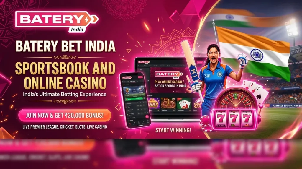 Enjoy secure Batery Bet betting with a licensed platform and easy INR transactions!